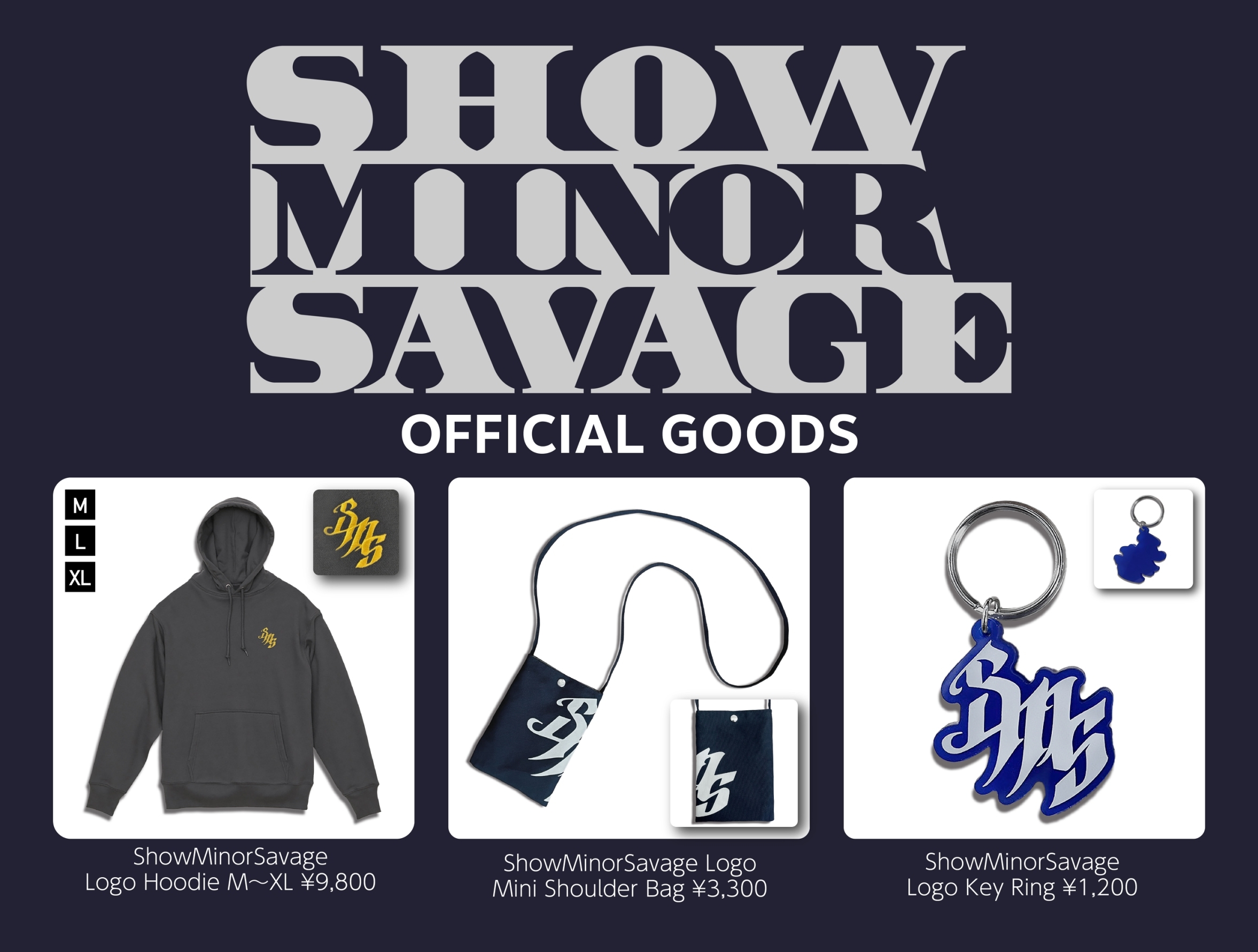 2/24(金) 10:00- ShowMinorSavageグッズ数量限定販売のお知らせ | BMSG